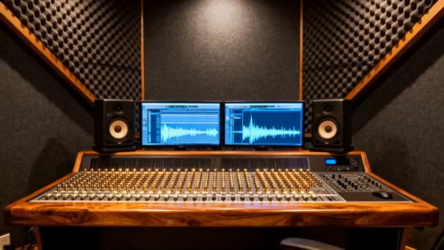 专业录音师调音台操作2540#横屏 