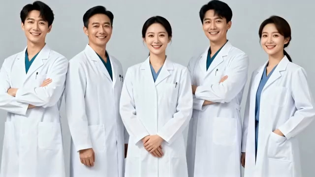  专业医护团队形象展示2542#横屏 	 