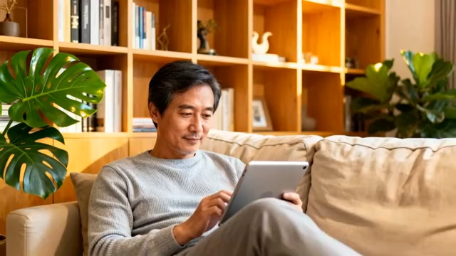  专注维修的中年男性2543#横屏 	 