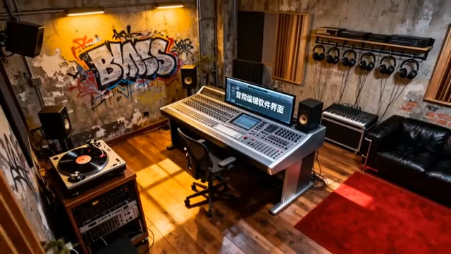  制作人操作调音台2492#横屏 	 