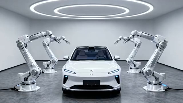  智能工厂汽车机械臂作业2505#横屏 	 