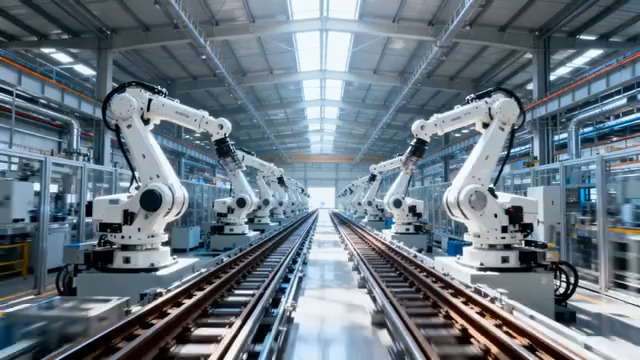  智能工厂机械臂作业4032501#横屏 	 