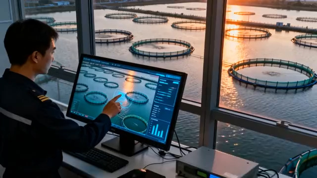  智慧渔业养殖监控2496#横屏 	 