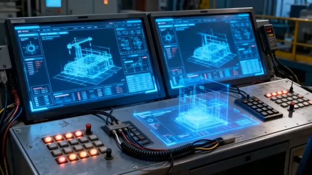  智能工厂控制台界面2504#横屏 	 