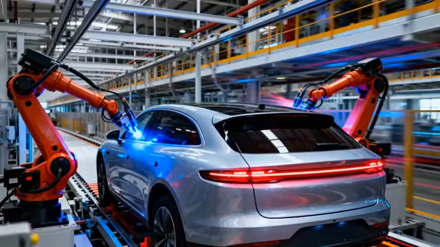  智能汽车工厂生产线2512#横屏 	 