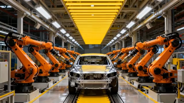  智能工厂汽车生产线2506#横屏 	 