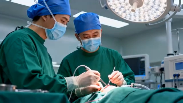  医生手术室手术特写2361#横屏 	 