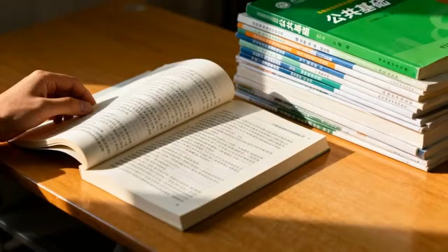  阳光下翻阅书籍的手2316#横屏 	 -