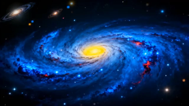  宇宙漩涡星云动态背景57012403#横屏 	 