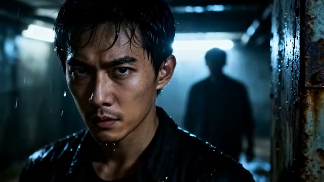  雨夜隧道悬疑对峙2429#横屏 	 