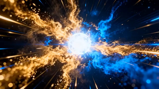  宇宙能量爆发特效2399#横屏 	 