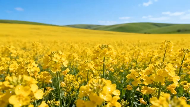  油菜花海风光2382#横屏 	 