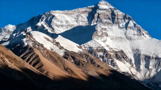  雪山风光延时摄影51012176#横屏 	 