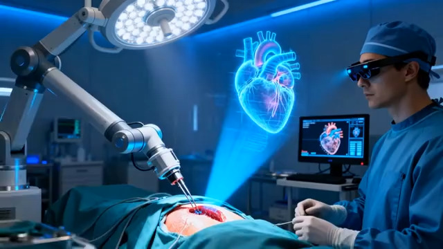  未来医疗 机器人心脏手术1937#横屏 	 