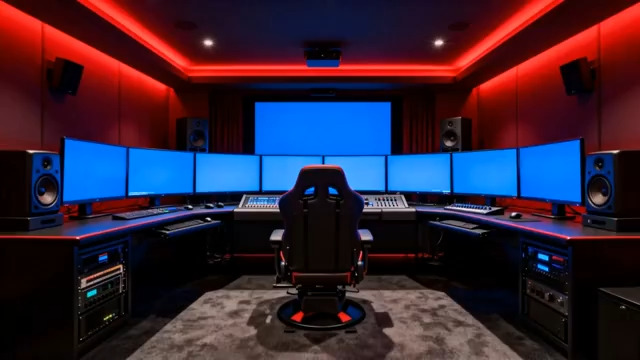  未来感监控指挥中心1925#横屏 	 