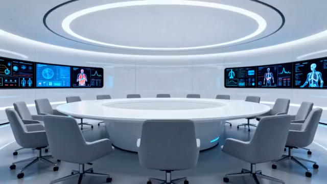  未来科技感会议室1930#横屏 	 