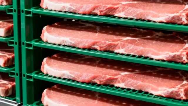  新鲜生肉陈列展示2119#横屏 	 