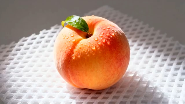  新鲜水蜜桃特写2123#横屏 	 