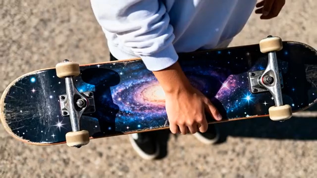  星空滑板少年展示2128#横屏 	 