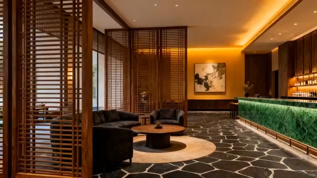  新中式酒店大堂氛围2125#横屏 	 