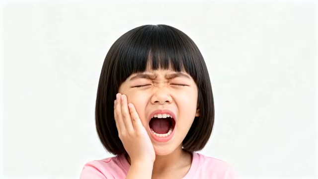  小女孩哭闹表情合集2091#横屏 	 