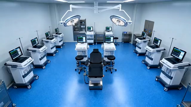  现代化手术室全景2056#横屏 	 