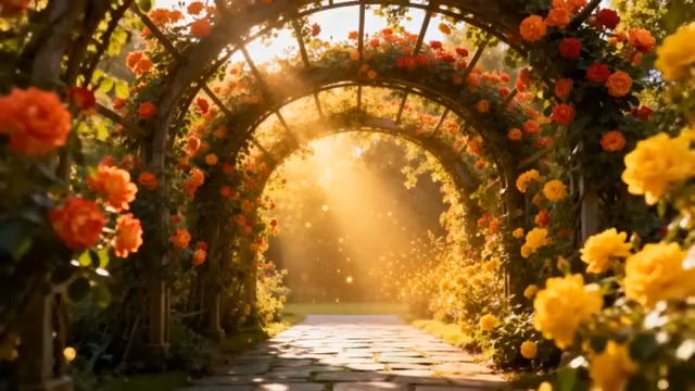  鲜花拱门阳光通道2038#横屏 	 