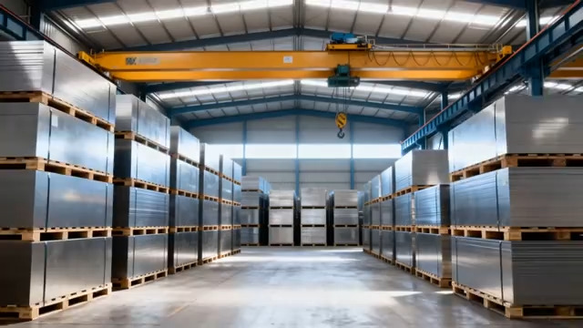  现代工厂仓库内部2047#横屏 	 -