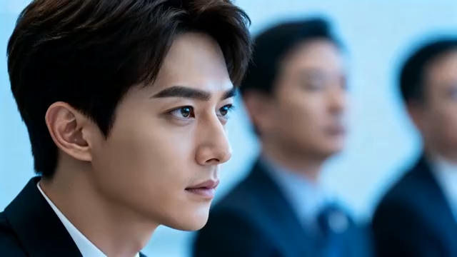  西装男性侧脸特写2014#横屏 	 