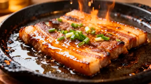  铁板火焰五花肉1890#横屏 	 