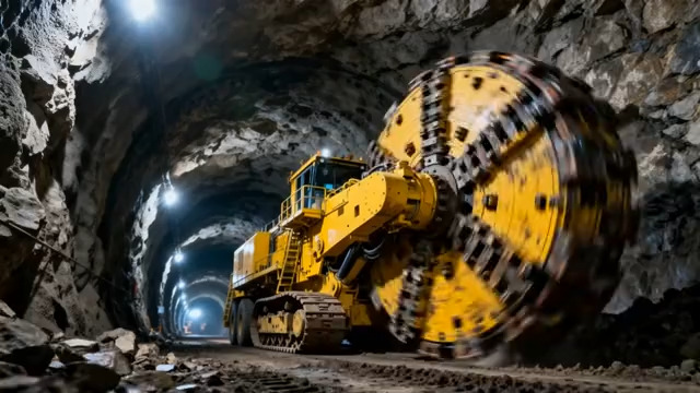  隧道掘进机施工过程1872#横屏 	 