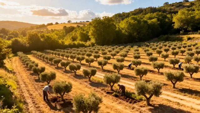 田园劳作场景 阳光农场1886#横屏 	 