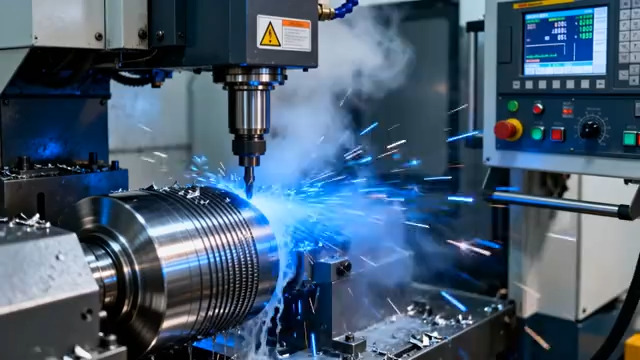  数控车床加工金属1826#横屏 	 