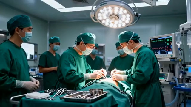  手术室外科医生团队手术1819#横屏 	 