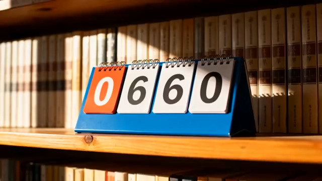  数字翻牌器从0660到10241827#横屏 	 