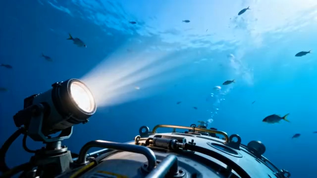  深海潜水器水下探索1747#横屏 	 