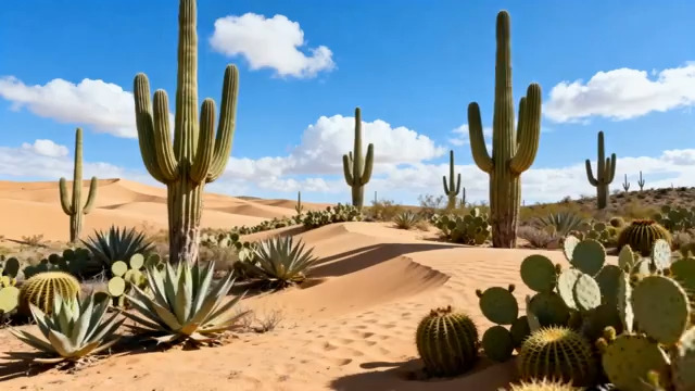  沙漠仙人掌景观35011622#横屏 	 