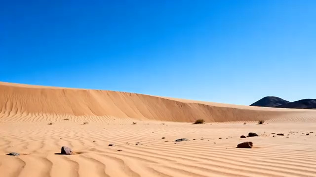  沙漠沙丘自然风光1619#横屏 	 