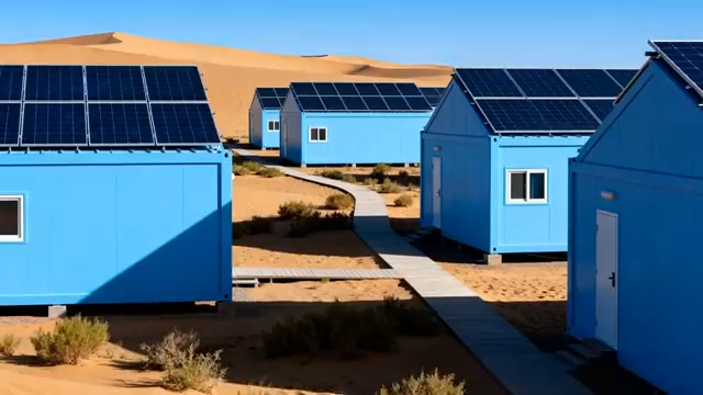  沙漠蓝屋太阳能基地1597#横屏 	 