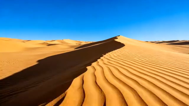  沙漠沙丘光影变化1618#横屏 	 