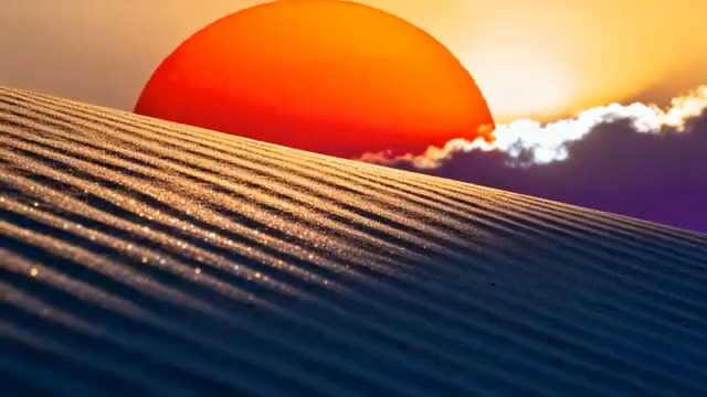  沙漠日出壮丽景象32011607#横屏 	 