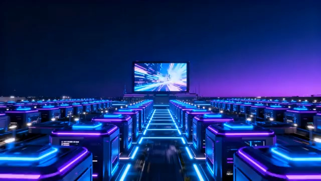  赛博朋克数据中心1553#横屏 	 