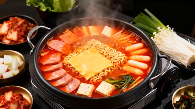  热气腾腾的火锅1513#横屏 	 