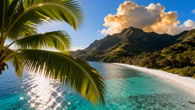  热带海岛风光1507#横屏 	 