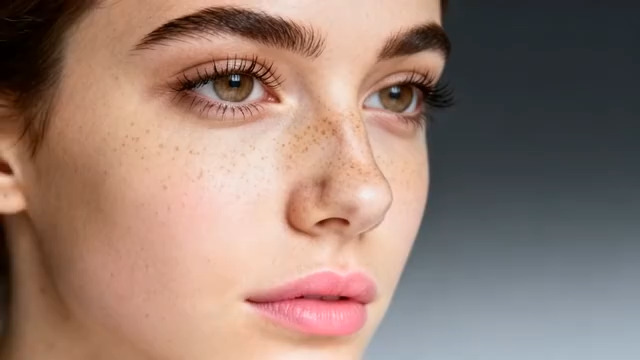  欧美女性面部特写1401#横屏 	 