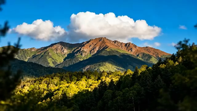  青山白云自然风光1453#横屏 	 -