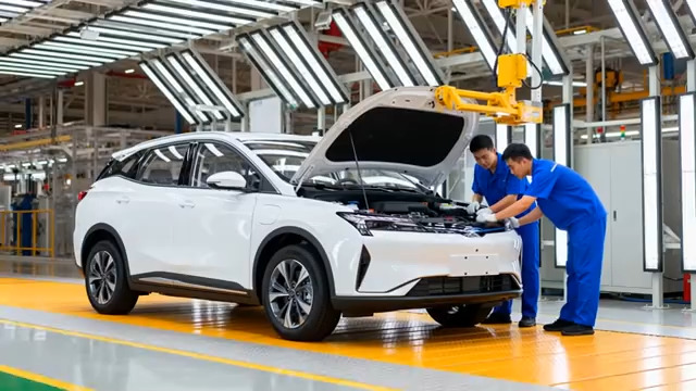  汽车工厂工程师检测作业1418#横屏 	 