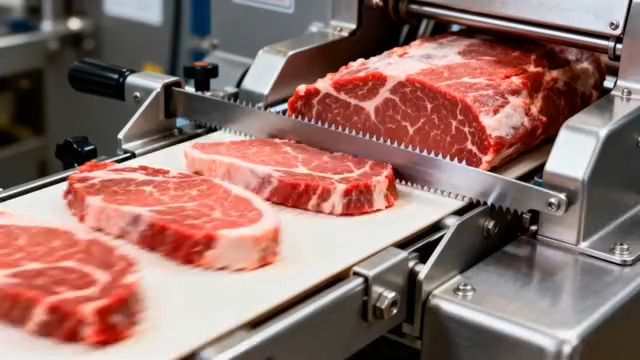  牛肉加工流水线作业1376#横屏 	 