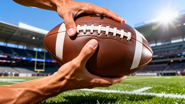  美式橄榄球特写镜头1305#横屏 	 