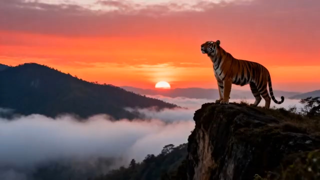  猛虎登高啸山河1310#横屏 	 